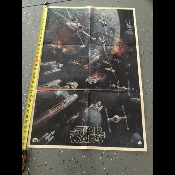 Star WARS 1977 LITHOGRAPH WITH SOUND TRACKS RECORD - Picture 2 of 10